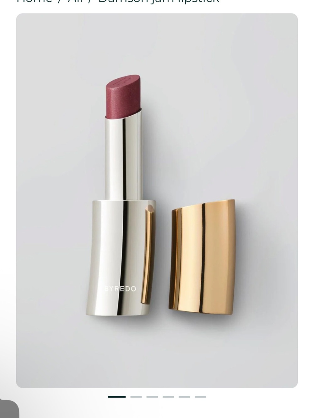 Brand new Byredo Damson Jam Lipstick in Mauve Pink